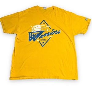 NBA Warriors Yellow Graphic TSHIRT